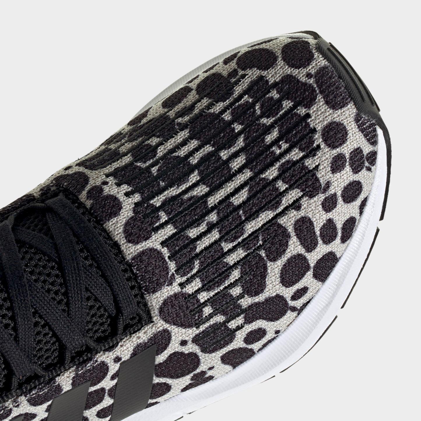 Women's adidas Swift Run 1.0 Casual Shoes - Beige/Core Black/Cloud White - Detail shot