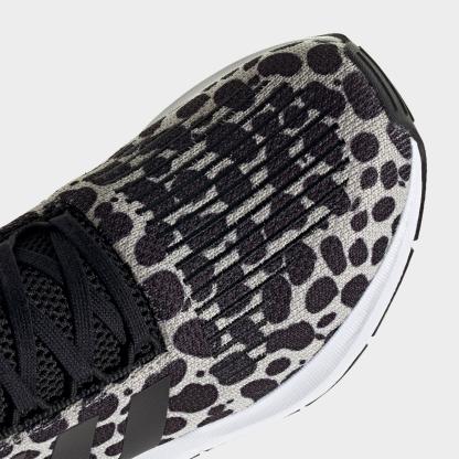Women's adidas Swift Run 1.0 Casual Shoes - Beige/Core Black/Cloud White - Detail shot