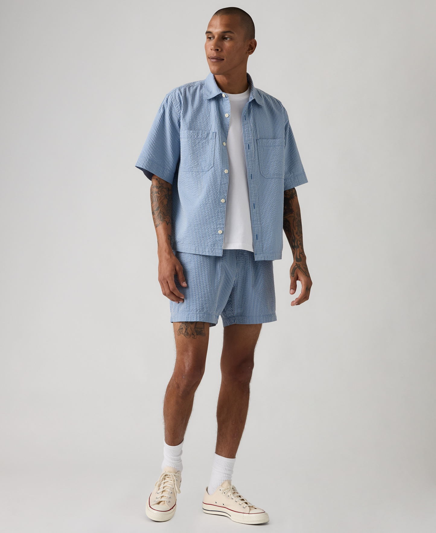Levi's Men's XX Chino Easy Cotton Linen 6" Drawstring Shorts - Quiet Harbor