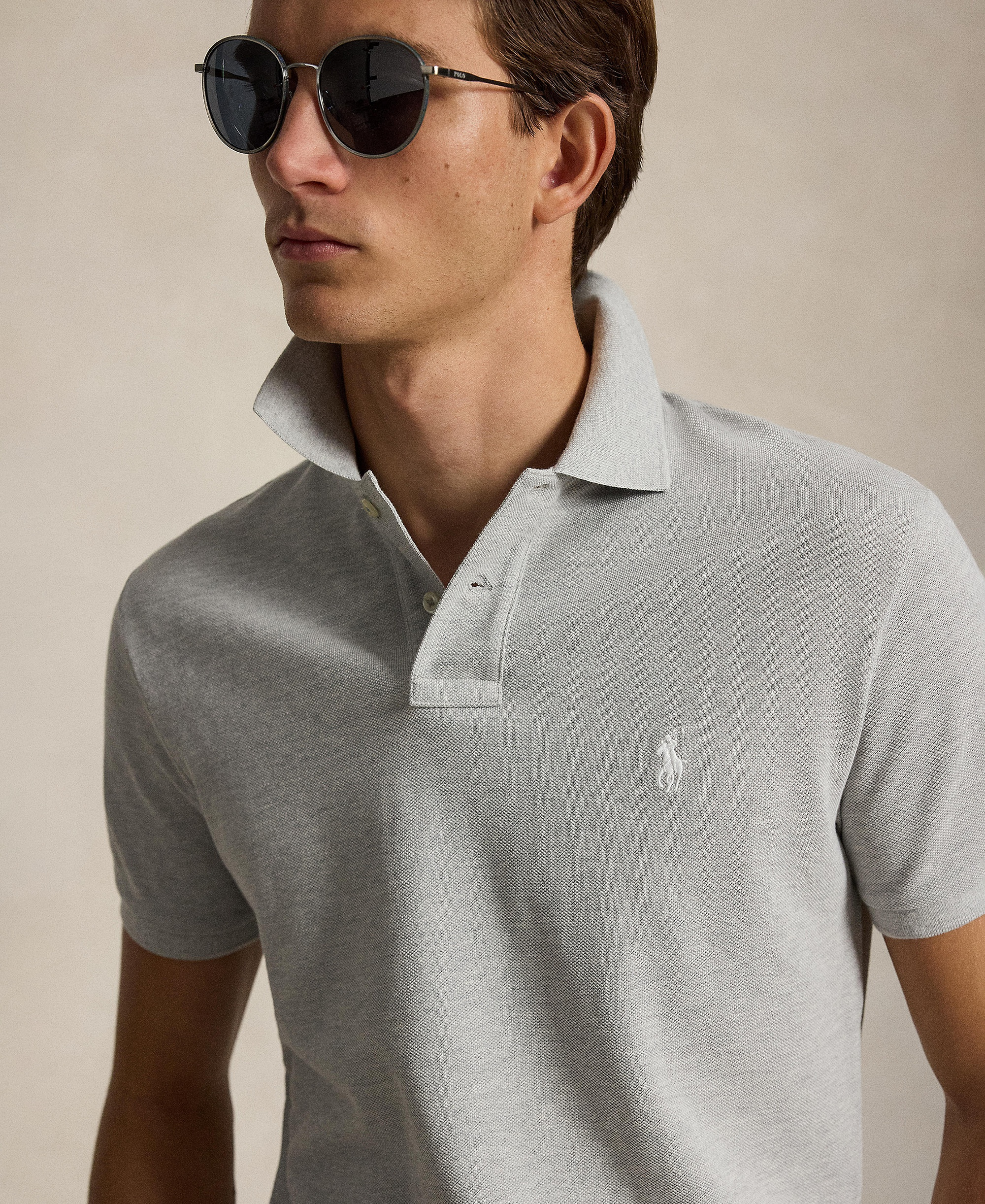 Polo Ralph Lauren Men's Classic-Fit Mesh Polo Shirt - Spring Heather