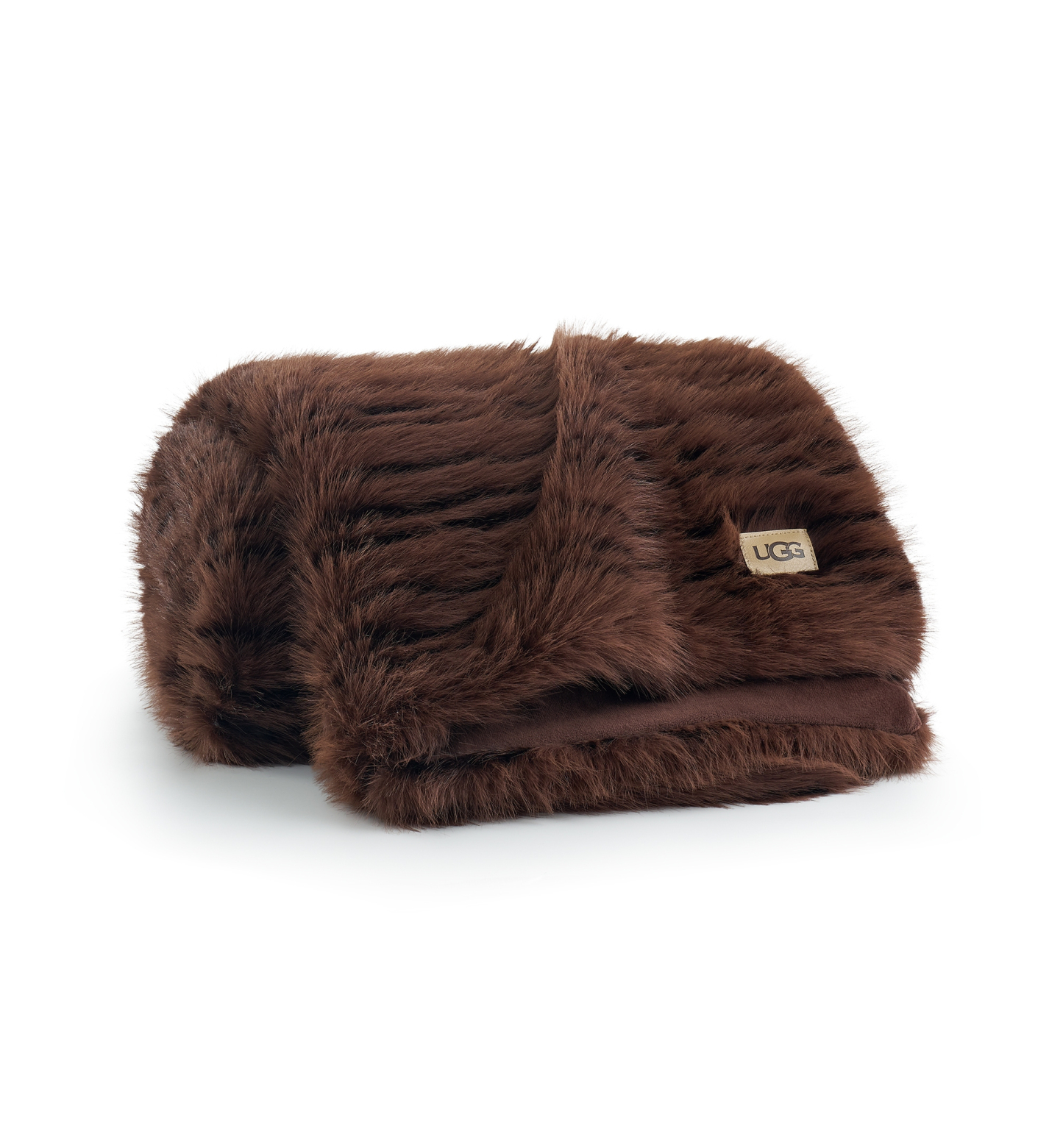 UGG® Petra Faux Fur Throw, 50" x 70" - Allspice