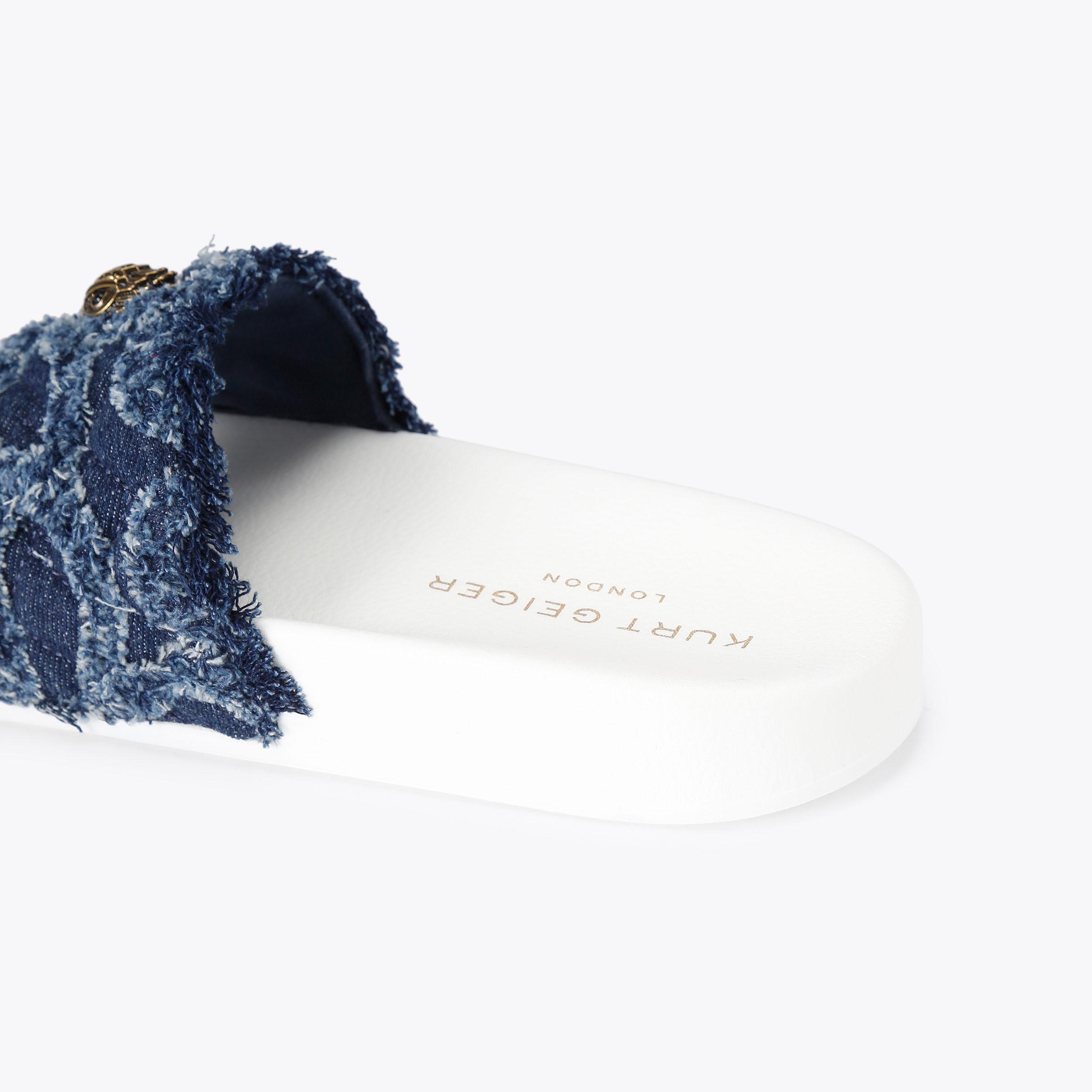 Kurt Geiger London Meena Eagle Sandal - Blue - view 4