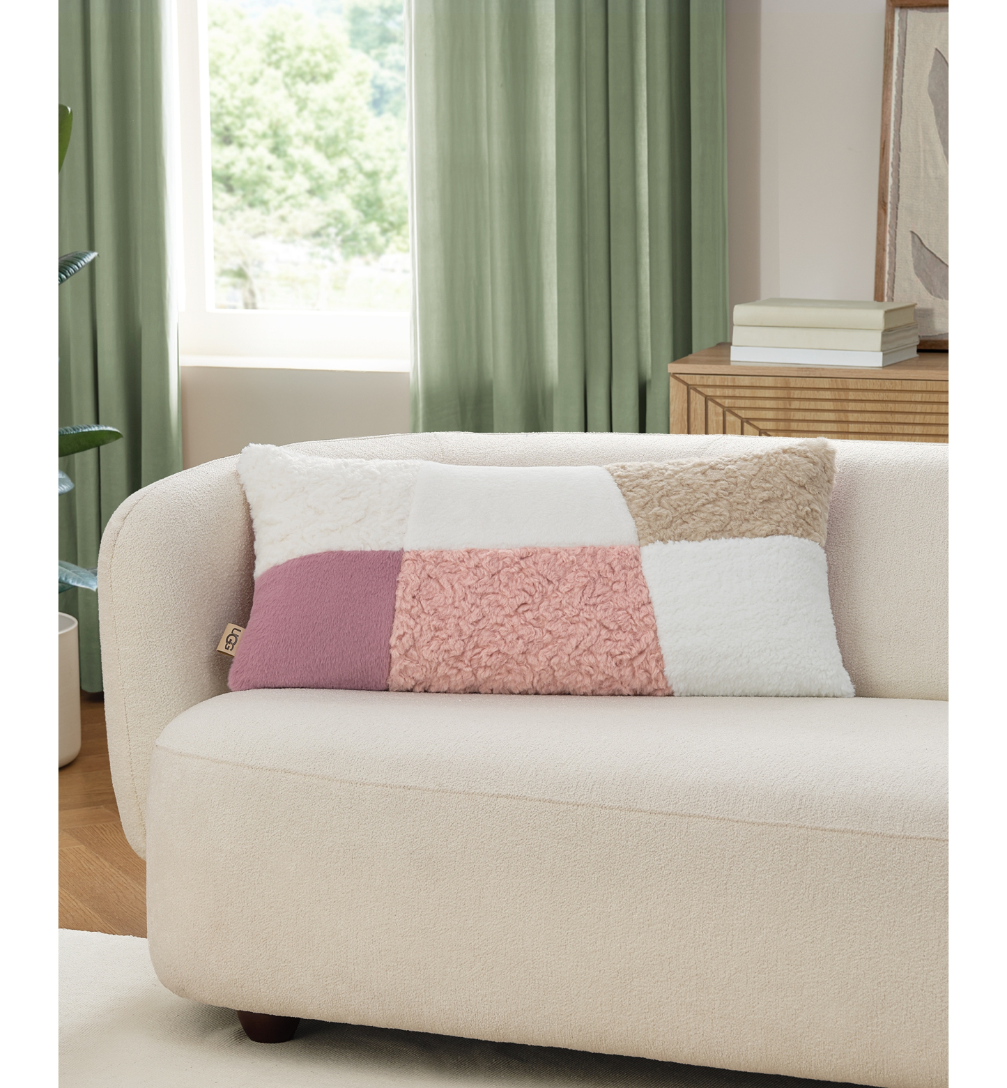 UGG® Sibel Textured Decorative Pillow, 14" x 30" - Multi