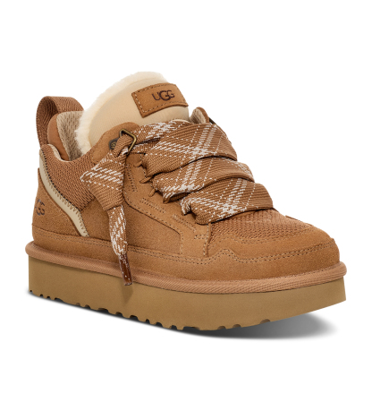 UGG® Women's Lowmel Lace-Up Sneaker Booties - Chestnut