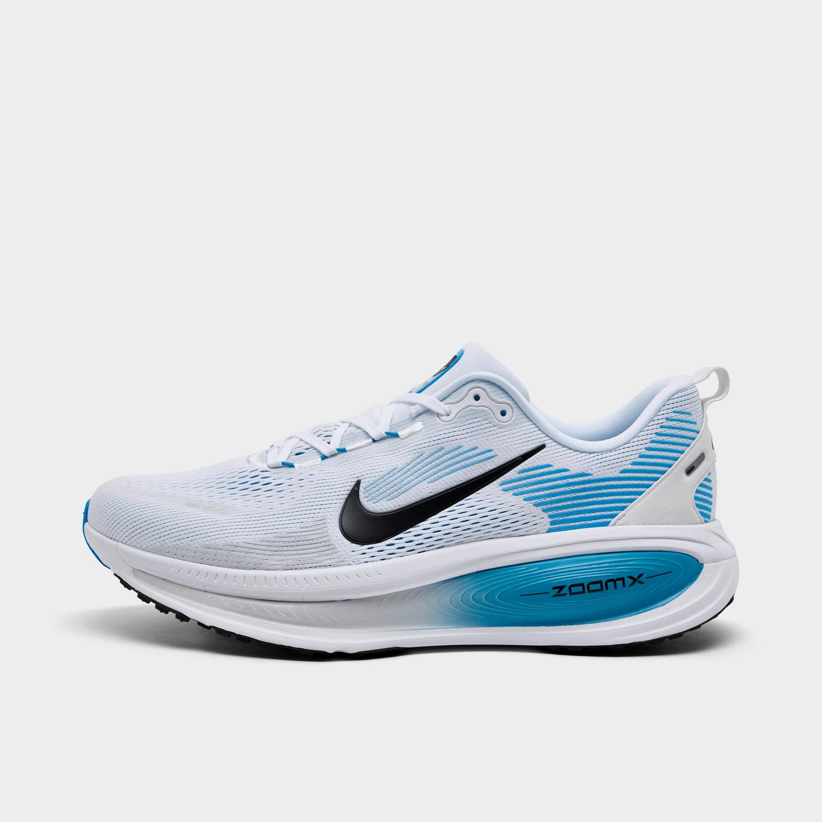 Men's Nike Vomero 18 Running Shoes - White/Blue Hero/Black