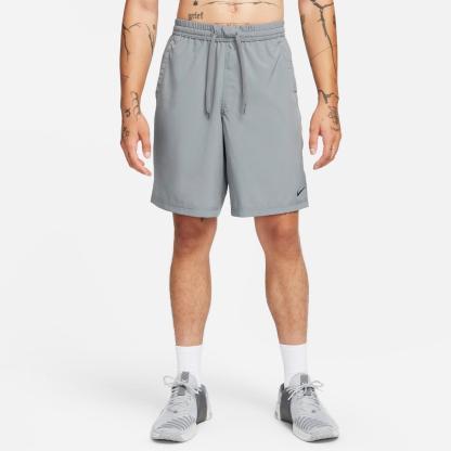 Men's Nike Form Dri-FIT Unlined 9" Versatile Shorts - Smoke Grey/Black