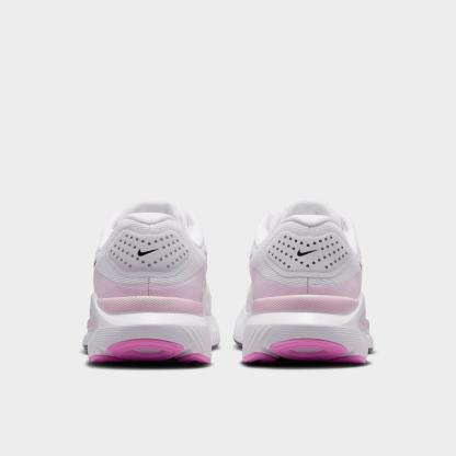 Women's Nithtke Structure 26 Running Shoes - White/Bleached Lilac/Light Magenta/Black - Back view