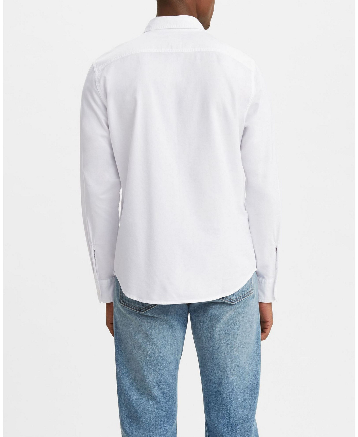 Levi's Men's Classic Pocket Regular-Fit Long-Sleeve Shirt - White