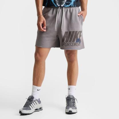 Men's Nithtke Sportswear Club Athletic Dept. Fleece Shorts - Pencil Point/Midnight Navy
