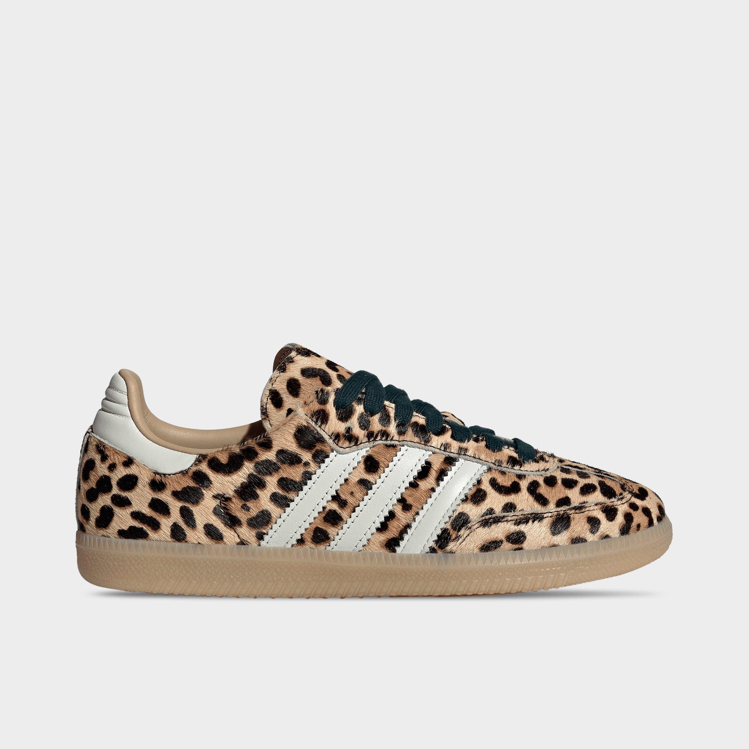 Women's adidas Originals Samba OG Casual Shoes - Part 4 - Magic Beige/Ivory/Gum - Left shoe facing left. Outside of the shoe.