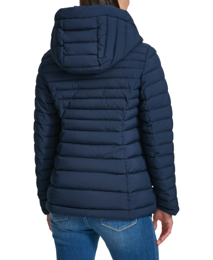 Tommy Hilfiger Women's Hooded Packable Puffer Coat - Navy