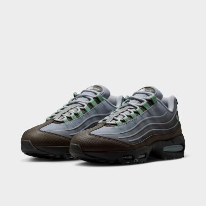 Men's Nike Air Max 95 Big Bubble Casual Shoes - Medium Ash/Wolf Grey/Metallic Silver/Steam (IH7853-200)