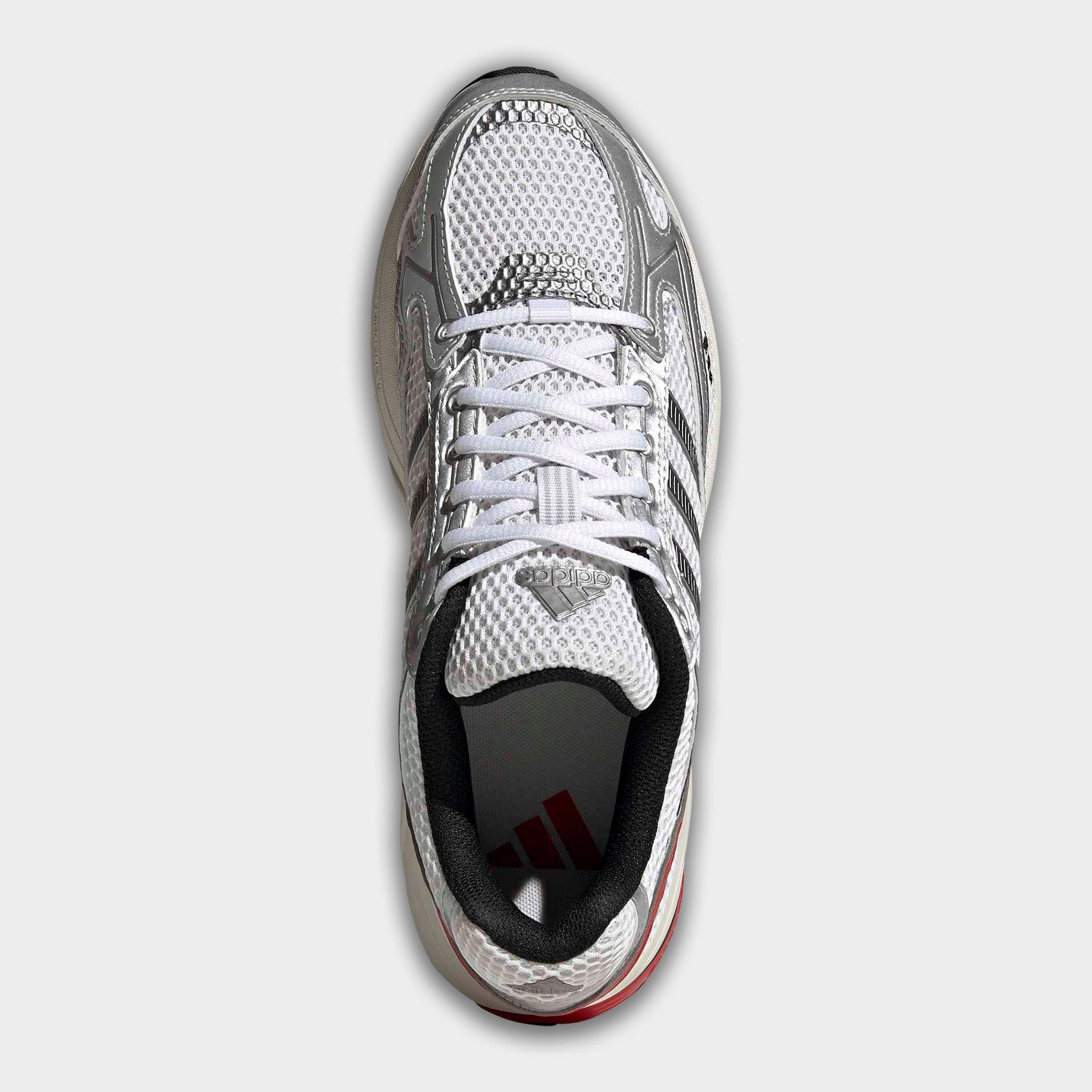 Men's adidas Spiritain 2000 Casual Shoes - Part 1 - White/Iron Metallic/Better Scarlet - Top view