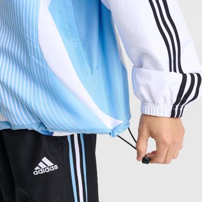 Men's adidas Argentina Home 2006 Soccer Track Top - White/Light Blue - view 6