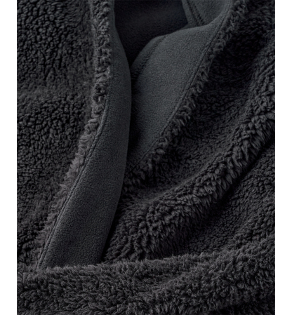 UGG® Women's Linet Fleece Long Robe - Black