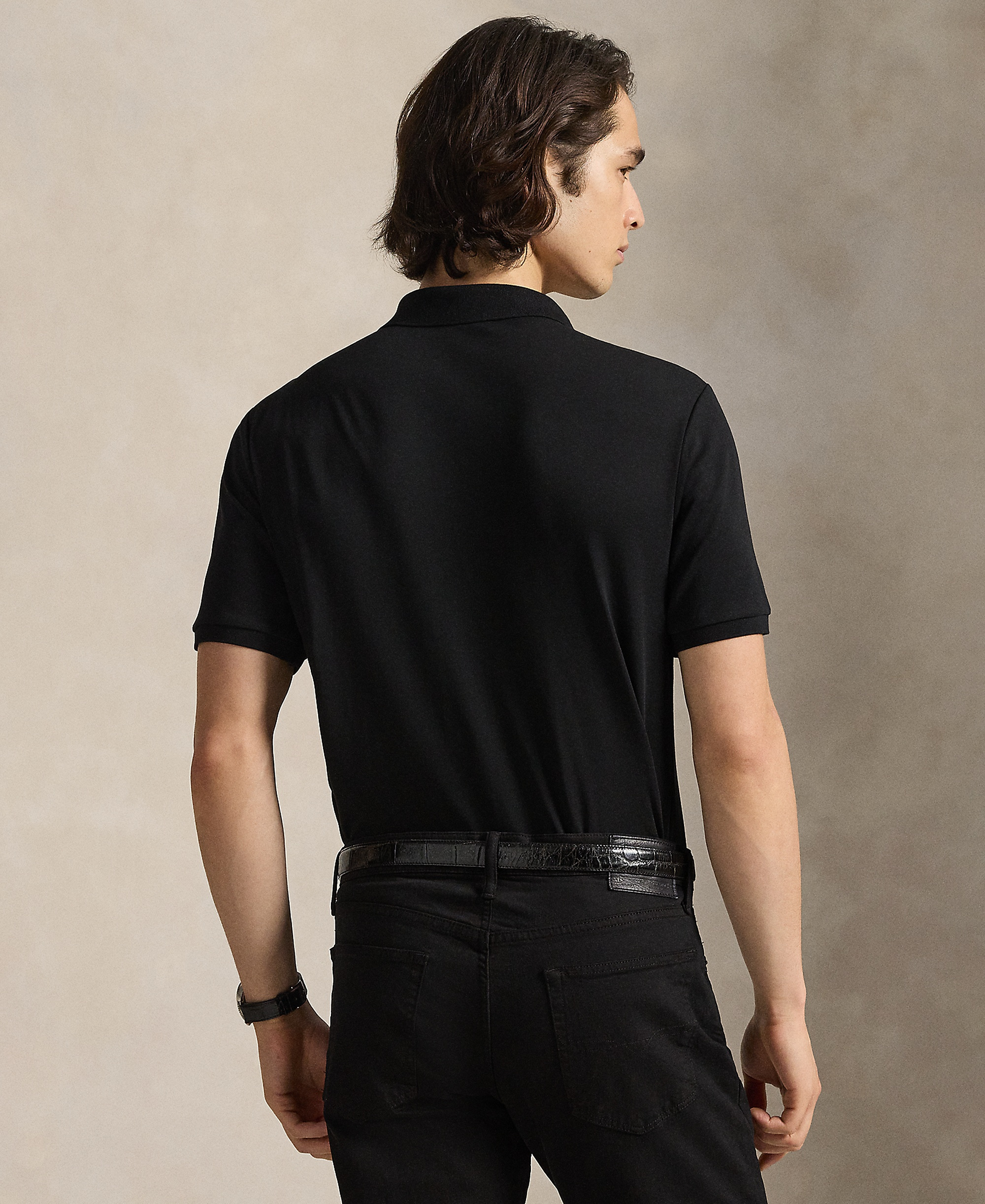 Polo Ralph Lauren Men's Classic-Fit Soft Cotton Polo Shirt - Polo Black Multi