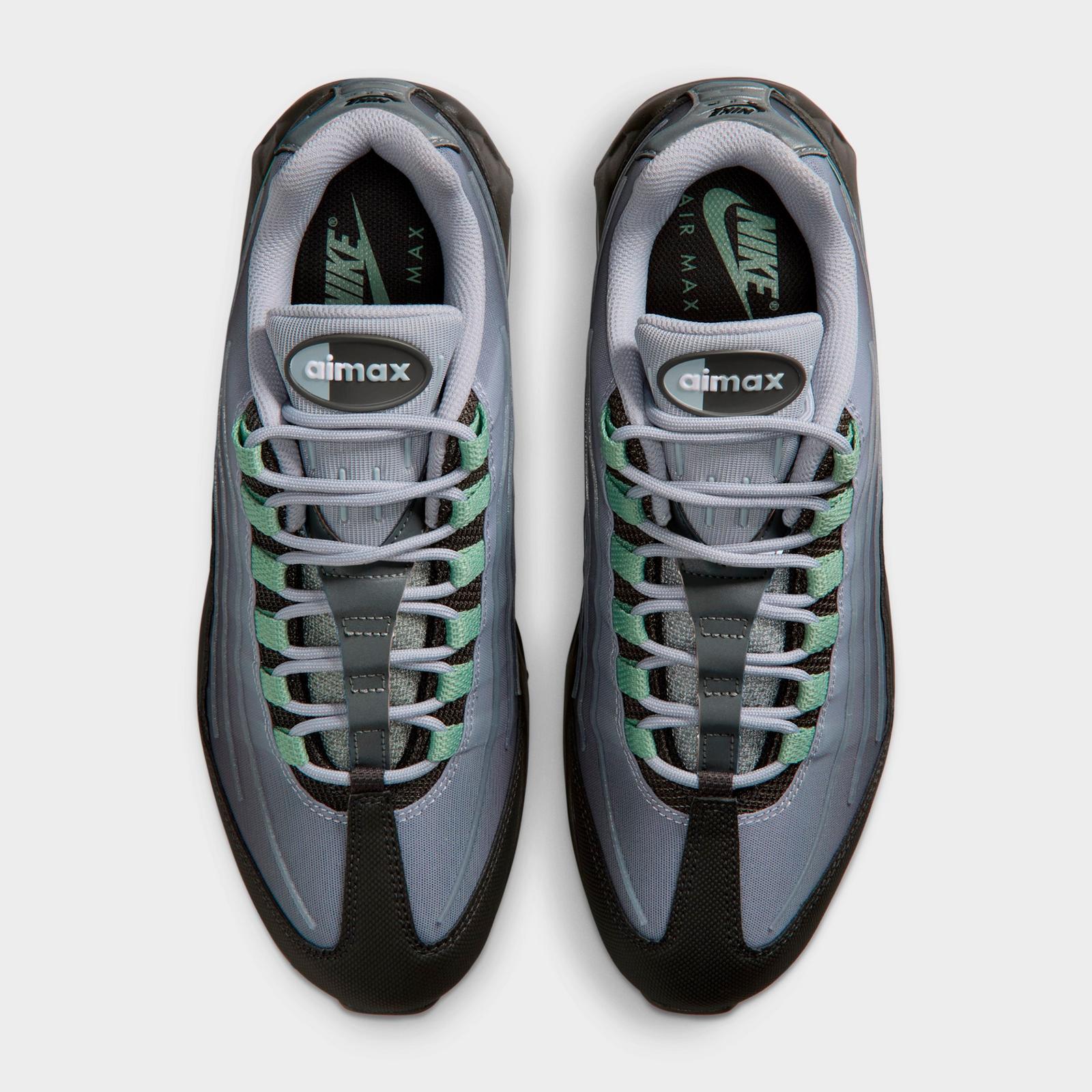 Men's Nike Air Max 95 Big Bubble Casual Shoes - Medium Ash/Wolf Grey/Metallic Silver/Steam (IH7853-200)