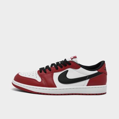 Men's Air Jordan Retro 1 Low OG Casual Shoes - Varsity Red/Black/Summit White - view 1