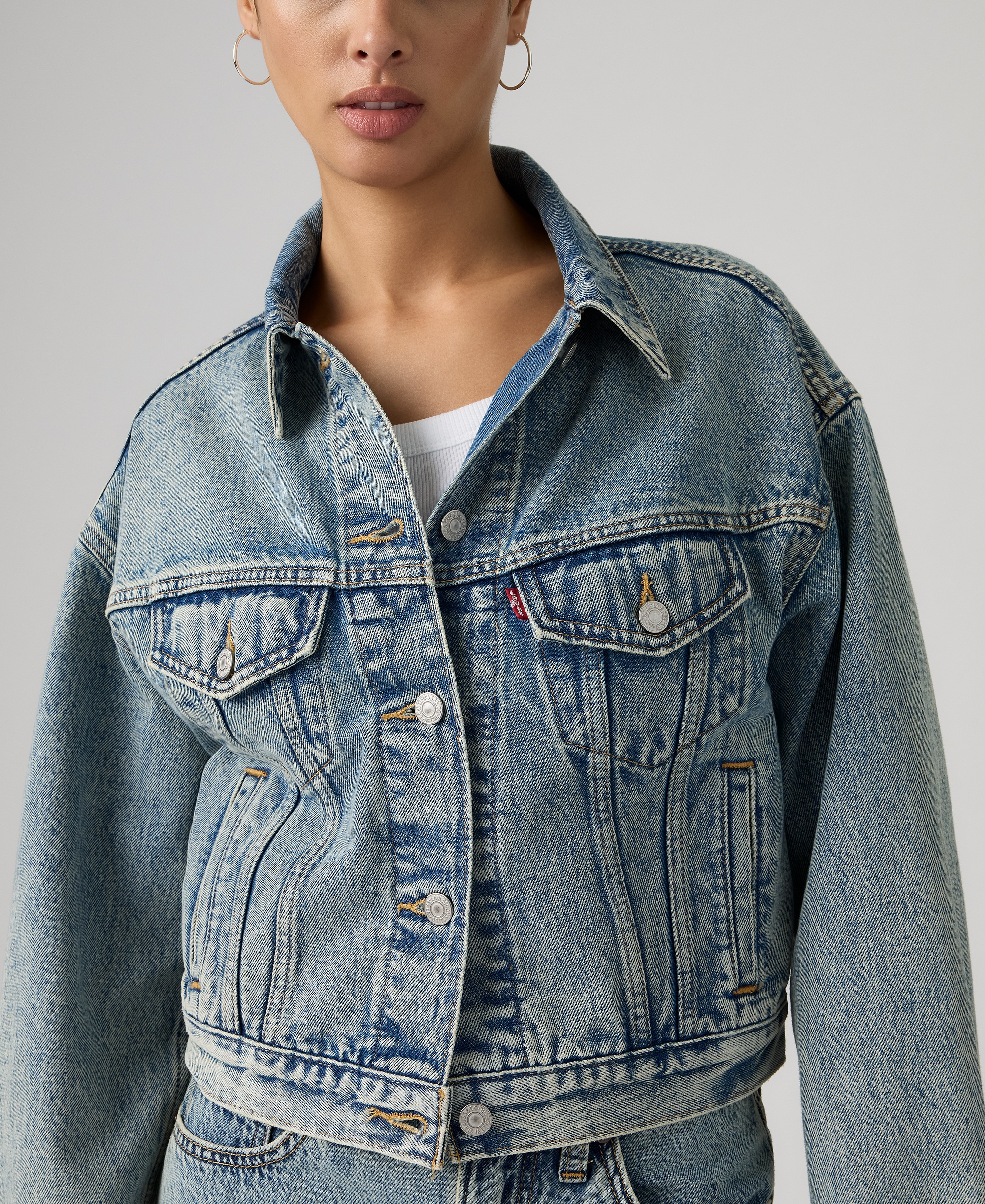Levi's Women's Shrunken '90s Trucker Jacket - Todays Trip Trucker