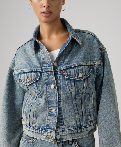 Levi's Women's Shrunken '90s Trucker Jacket - Todays Trip Trucker