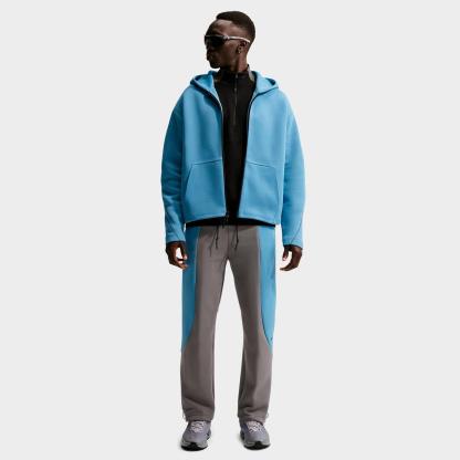 Men's Nithtke Tech Fleece Ergo Full-Zip Hoodie - Work Blue/Black