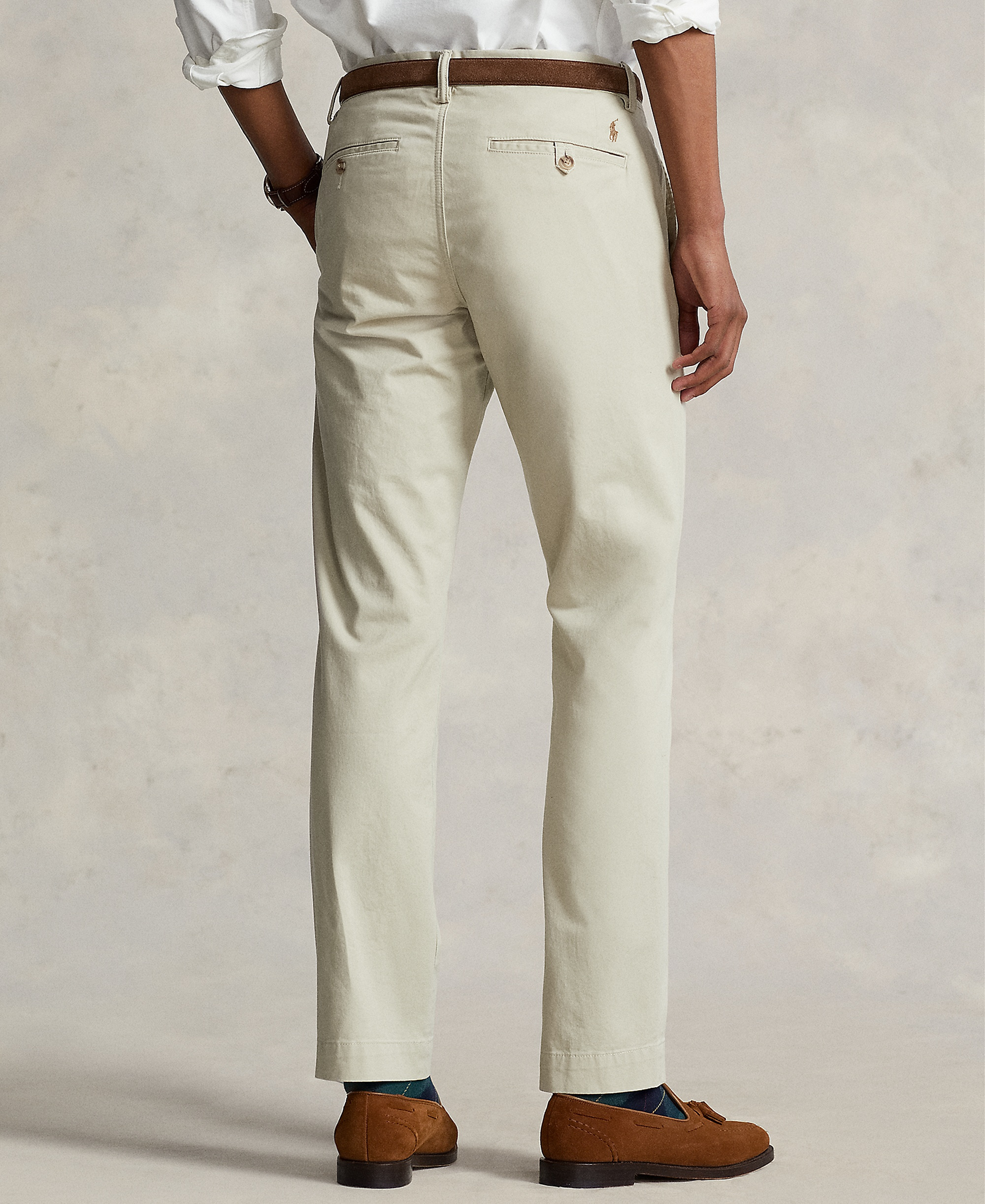 Polo Ralph Lauren Men's Straight-Fit Stretch Chino Pants - Beige