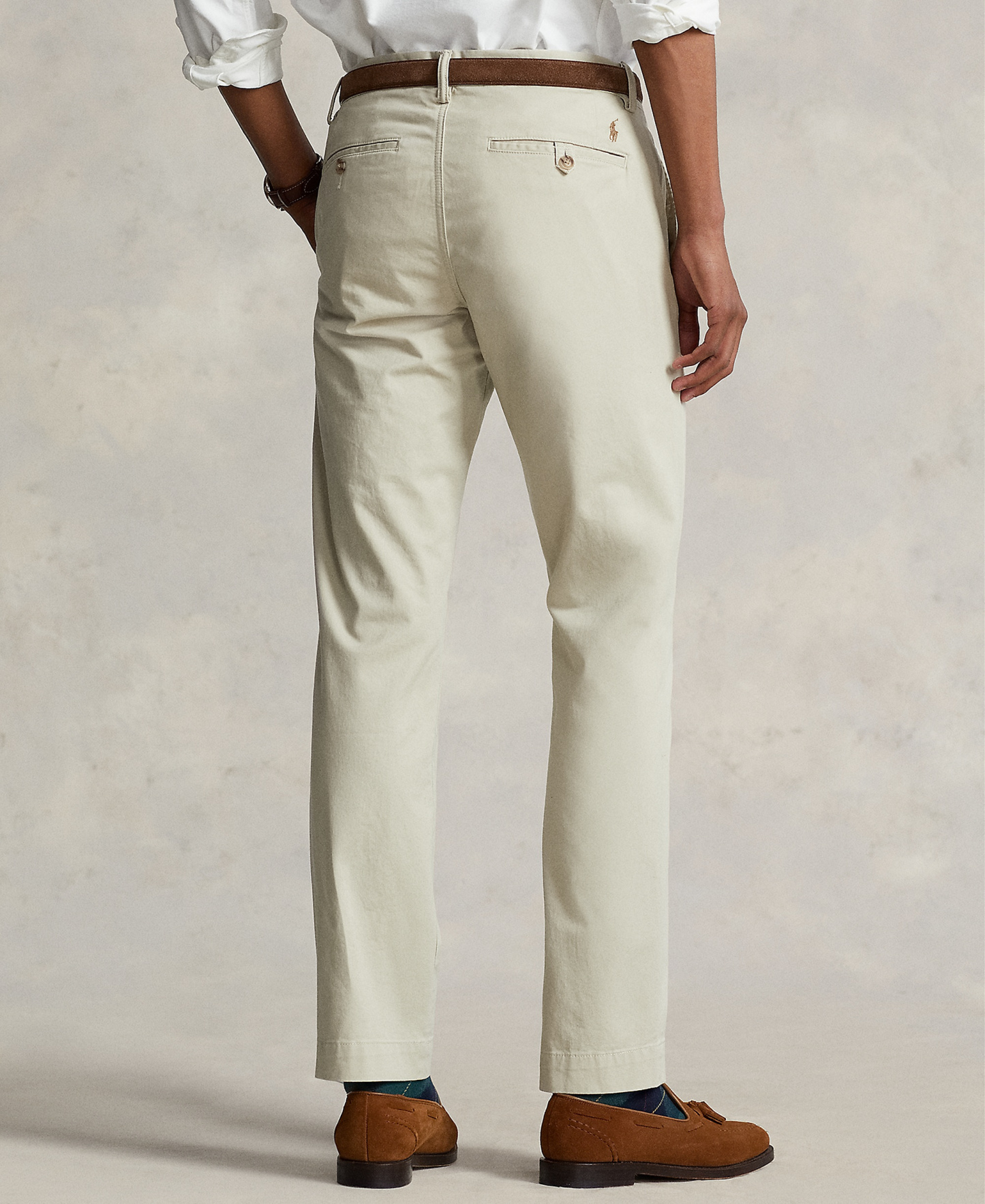 Polo Ralph Lauren Men's Straight-Fit Stretch Chino Pants - Beige