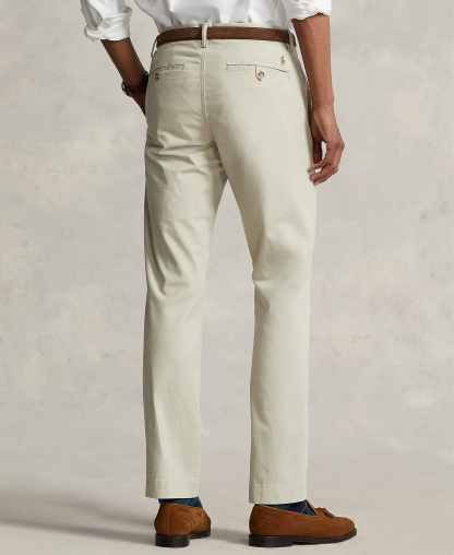 Polo Ralph Lauren Men's Straight-Fit Stretch Chino Pants - Beige