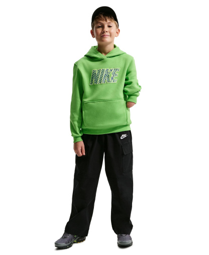 Nike Boys' 8-20 Sportswear Club Fleece Hooded Sweatshirt - Mean Green