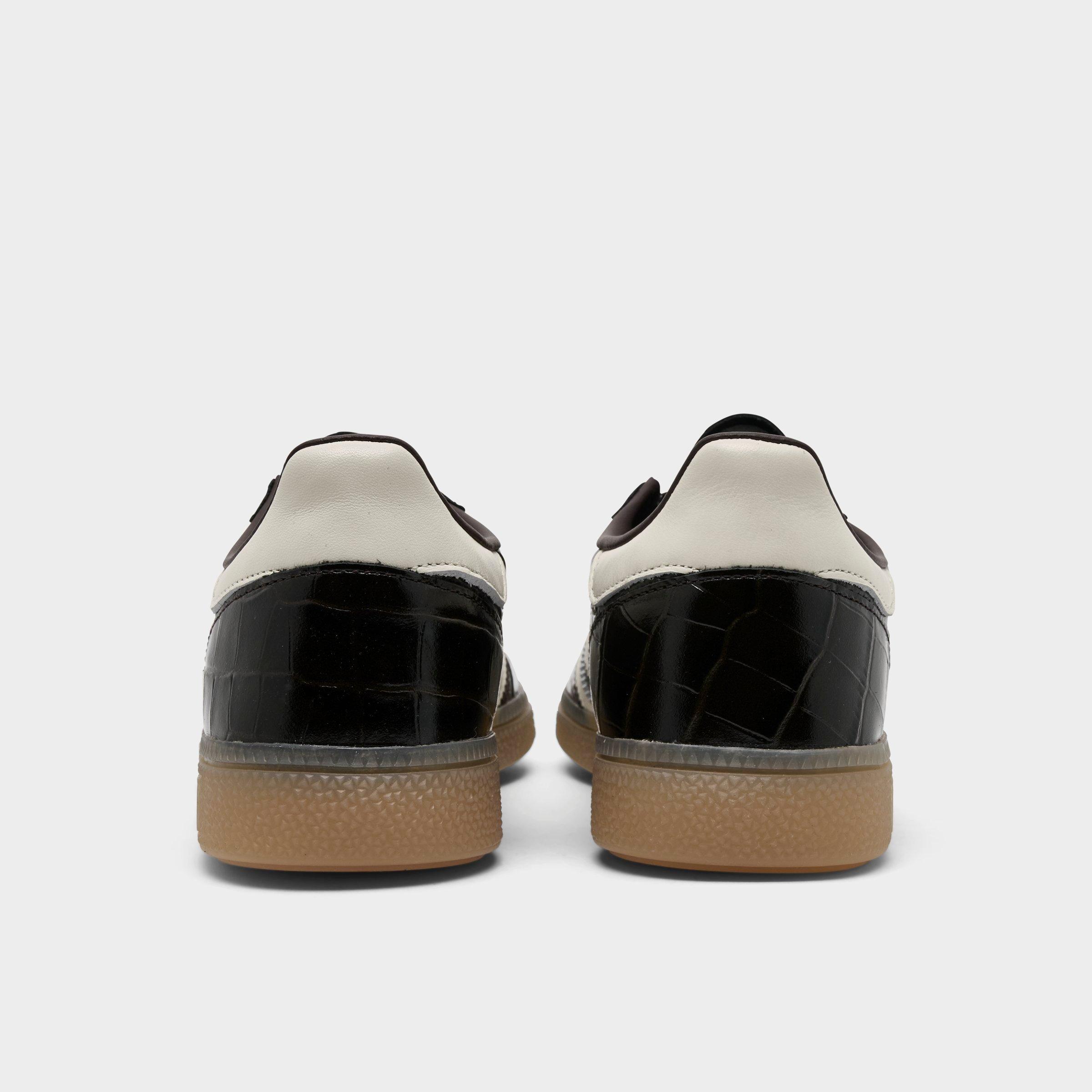 Women's adidas Originals Handball Spezial Casual Shoes - Part 4 - Chocolate Brown/Pearl - Back view