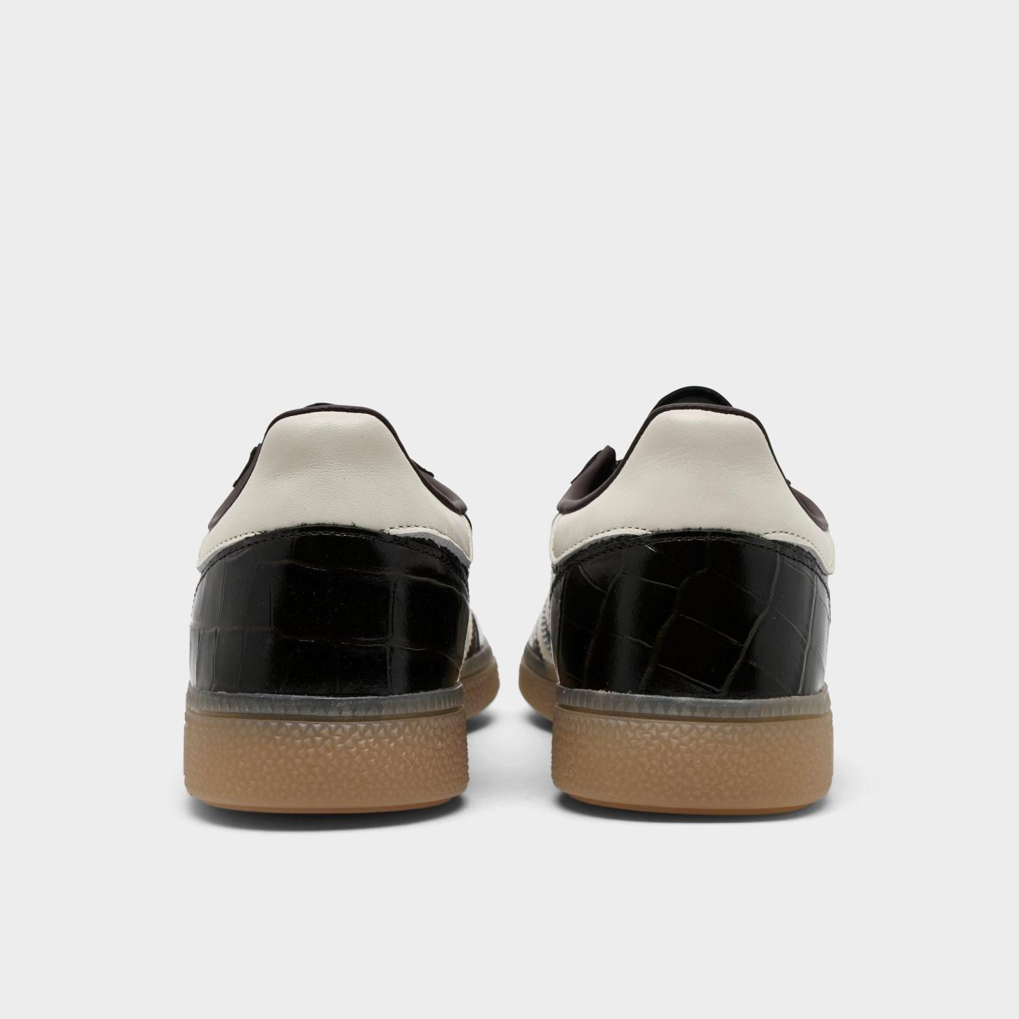 Women's adidas Originals Handball Spezial Casual Shoes - Part 4 - Chocolate Brown/Pearl - Back view