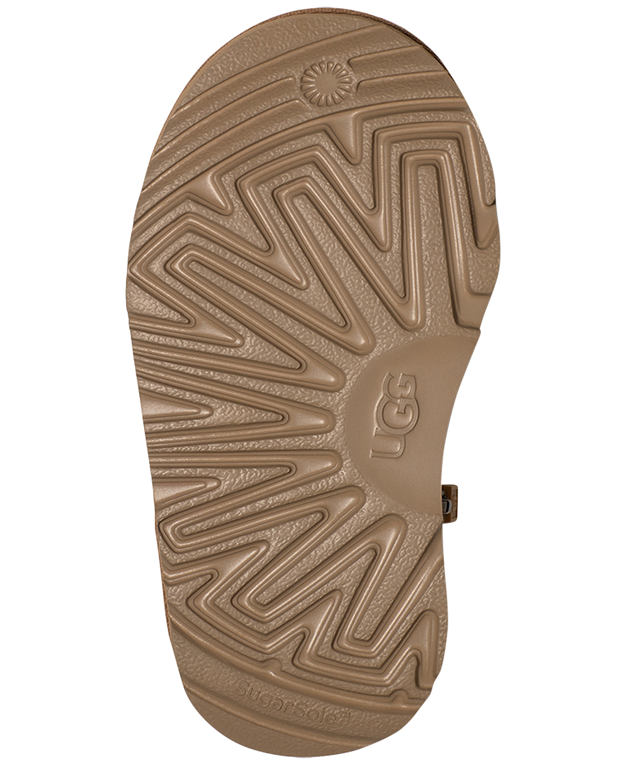 UGG® Toddler Classic Ultra Mini Round Toe Booties - Chestnut