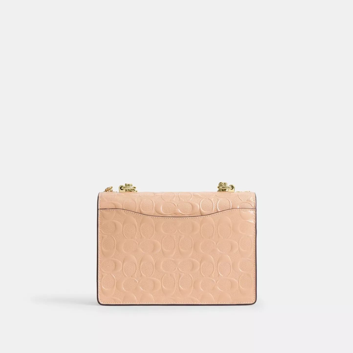 Klare Crossbody Bag In Signature Leather - Gold/Faded Blush - view 7