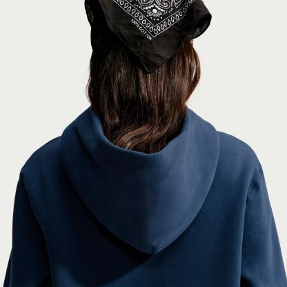 Women's Nithtke Studio Fleece Medium-Weight Pullover Hoodie - Midnight Navy/Sail