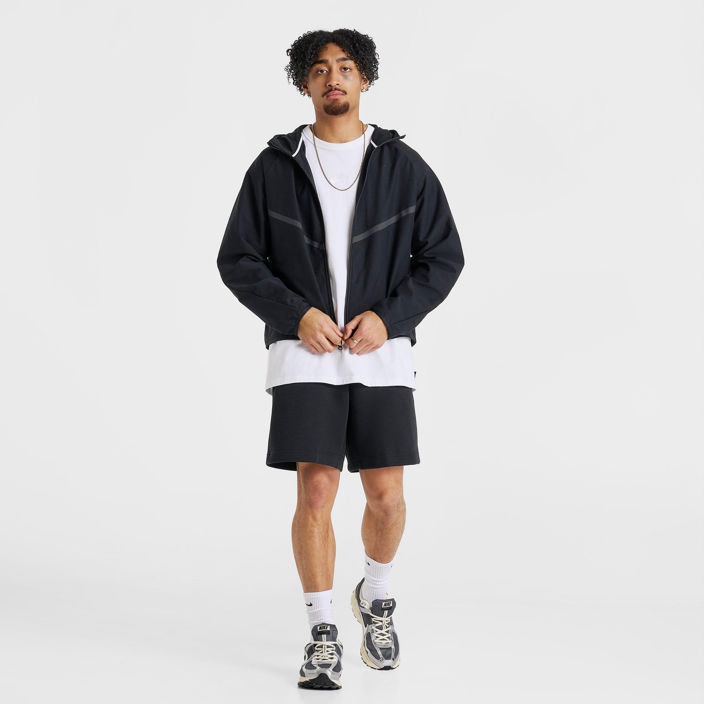 Men's Nithtke Tech Shori Knit Full-Zip Windbreaker Jacket - Black/Black