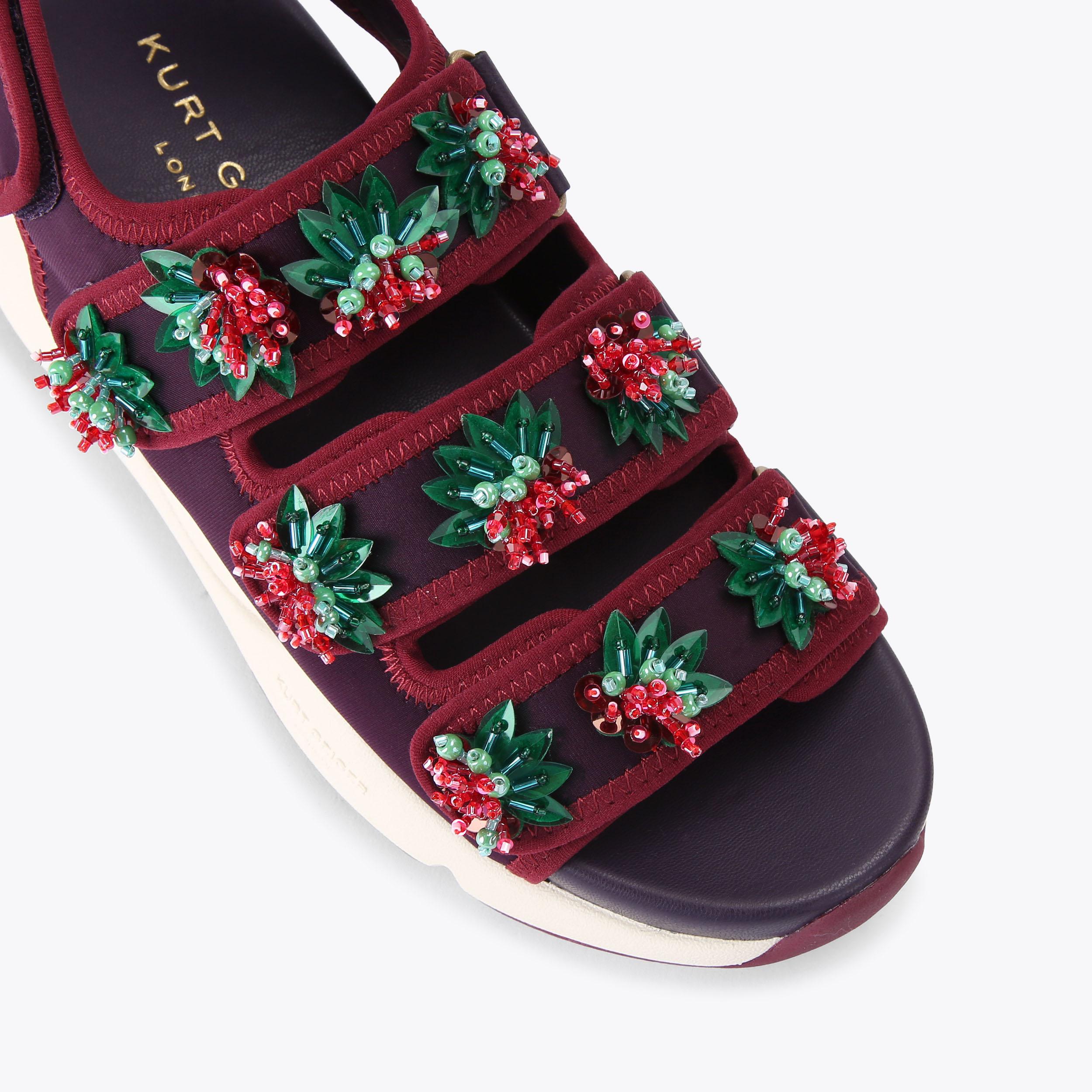 Kurt Geiger London Kurt Runner Sandal - Red - view 5