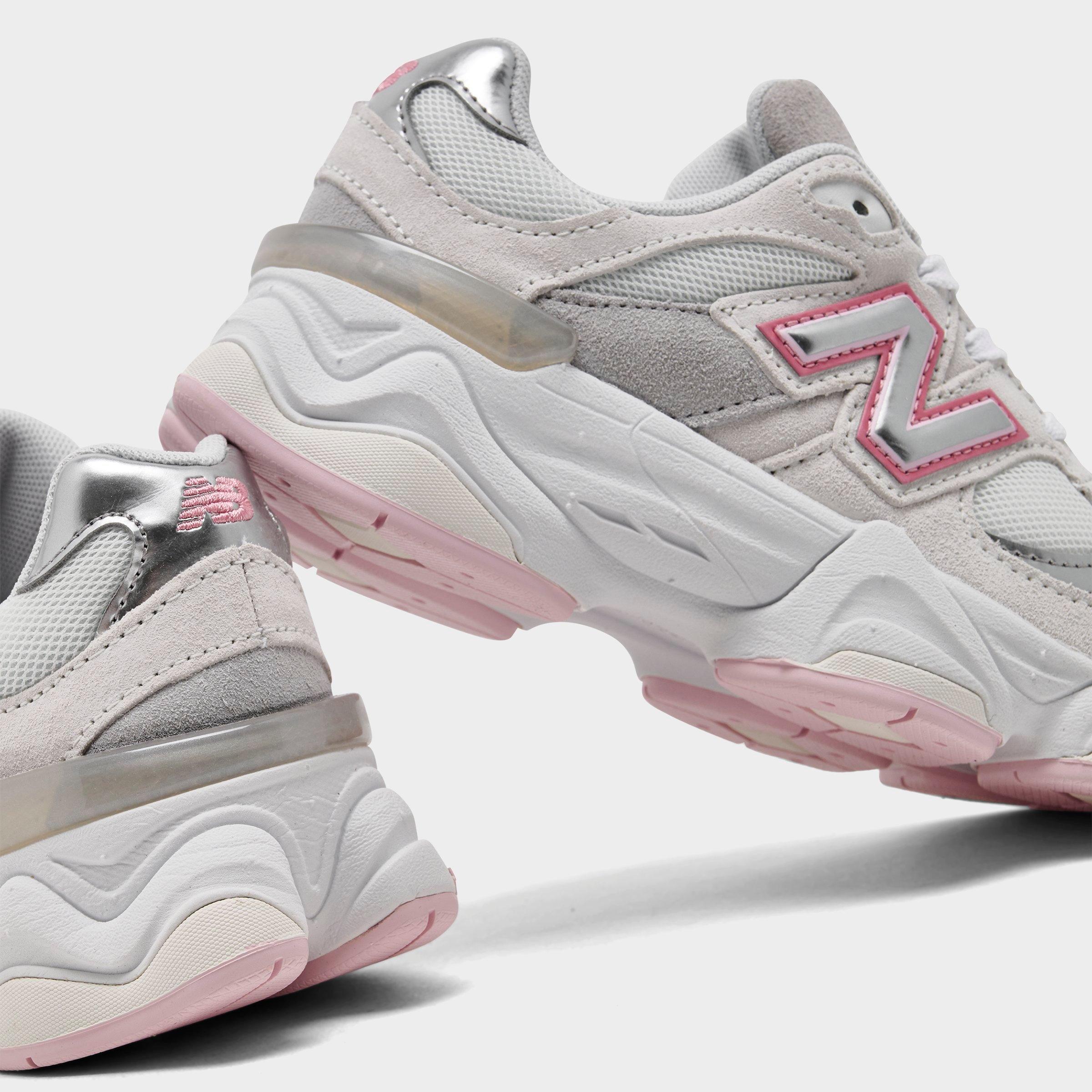 Girls' Little Kids' New Balance 9060 Casual Shoes - Pink/Grey - view 3
