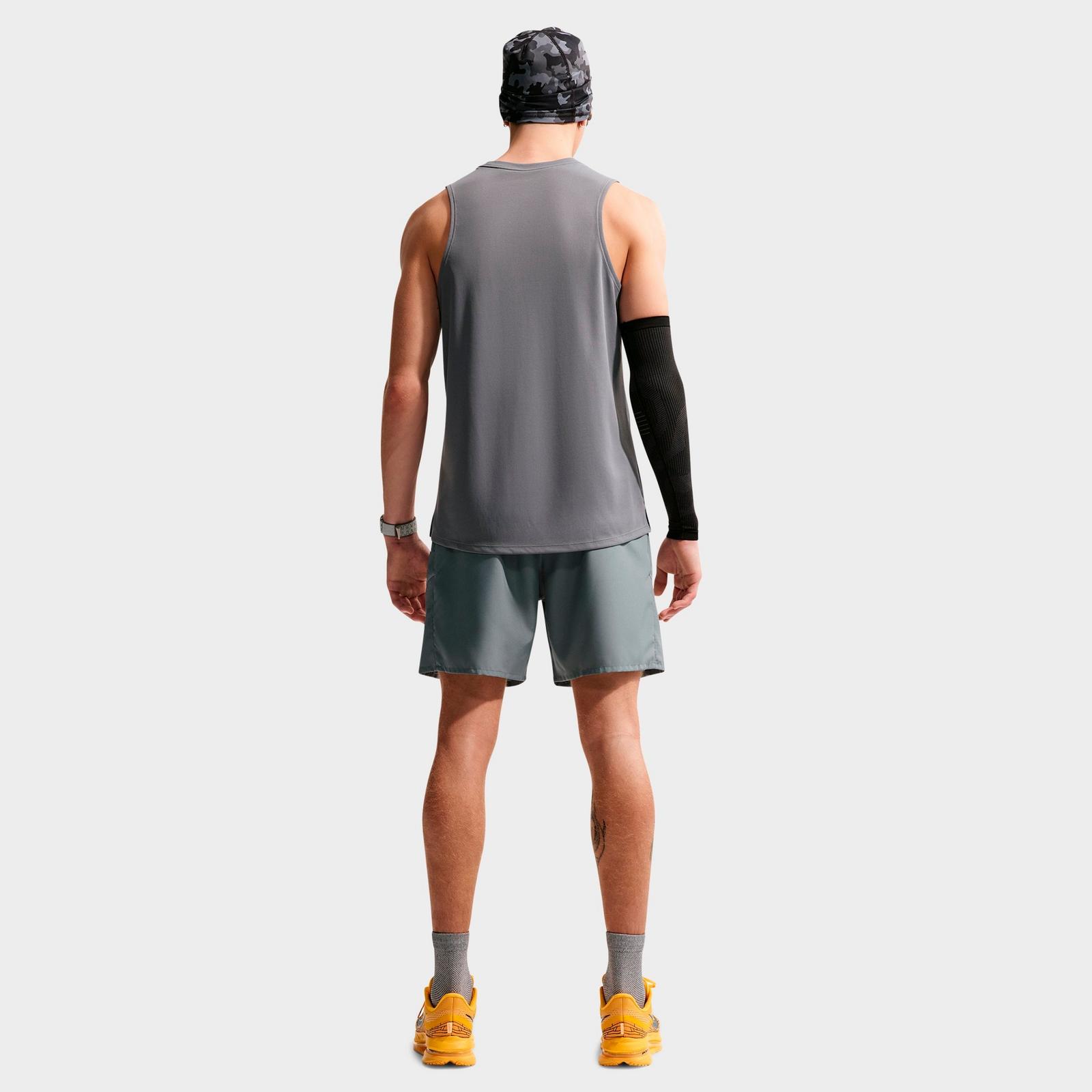 Men's Nike Miler Dri-FIT 7" Brief-Lined Running Shorts - Smoke Grey/Smoke Grey