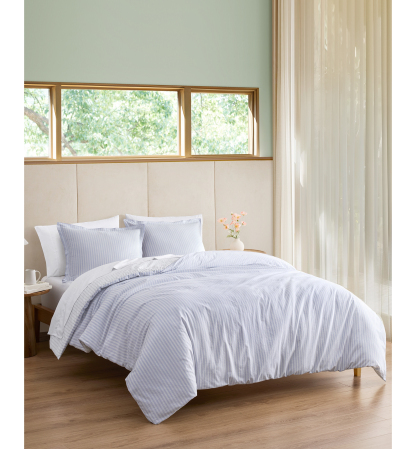 Anders Cotton Comforter Set - Misty Wisteria