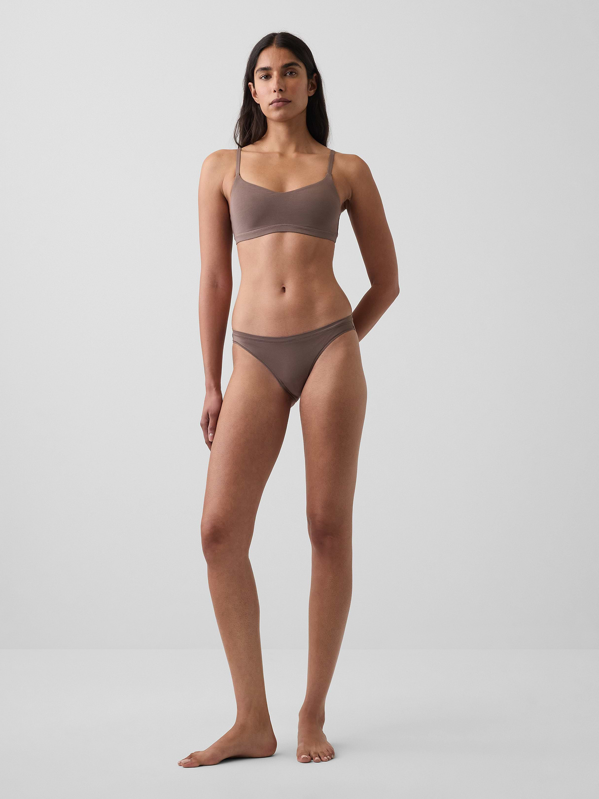 SoftMade Modal Bralette - Toasted almond brown