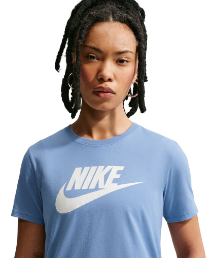 Nike Women's Sportswear Essentials Logo T-Shirt - Work Blue