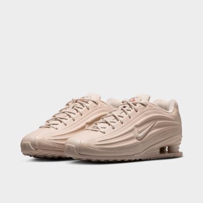 Women's Nithtke Shox Z Casual Shoes - Part 1 - Light Orewood Brown/Black/Metallic Copper/Light Orewood Brown - Both shoes facing left