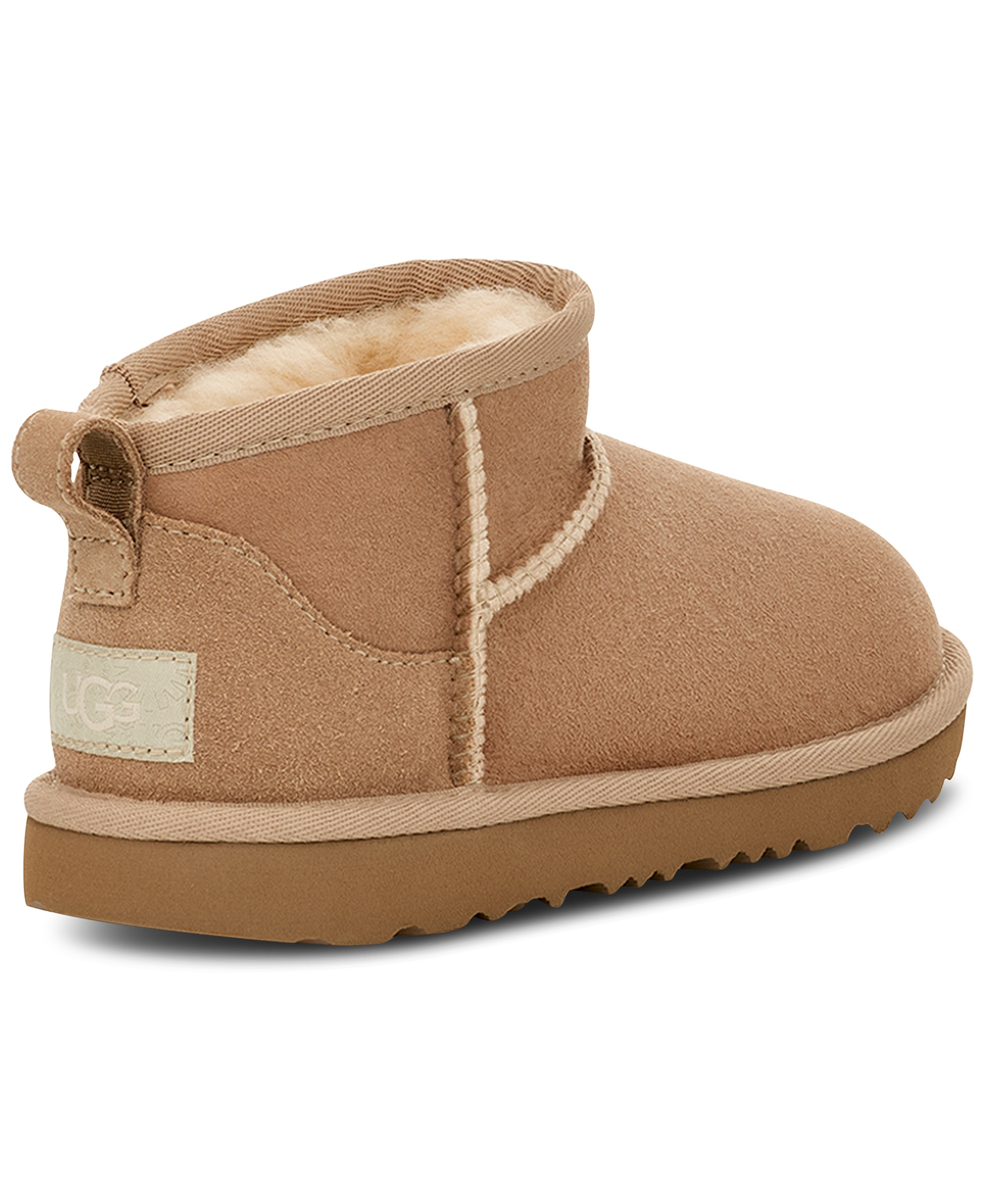 UGG® Kids Classic Ultra Mini Twinface Sheepskin Booties - Sand