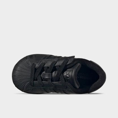 Kids' Toddler adidas Originals Superstar Casual Shoes - Black/Black/Black - view 5