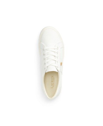 Lauren Ralph Lauren Women's Janson II Lace-Up Sneakers - Optic White