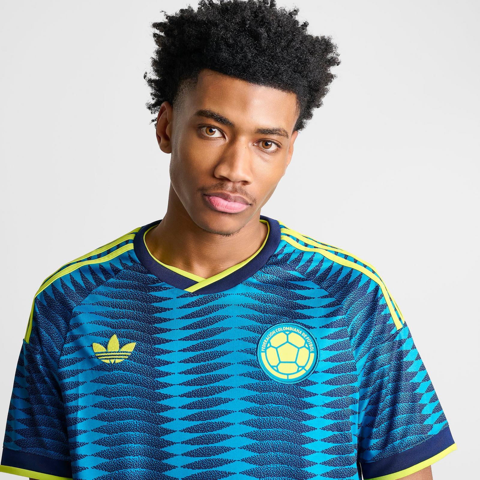Men's adidas Colombia 2026 Away Replica Soccer Jersey - Team Navy Blue/Mystery Petrol - view 5