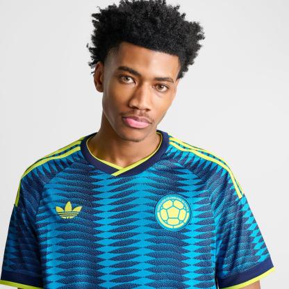 Men's adidas Colombia 2026 Away Replica Soccer Jersey - Team Navy Blue/Mystery Petrol - view 5