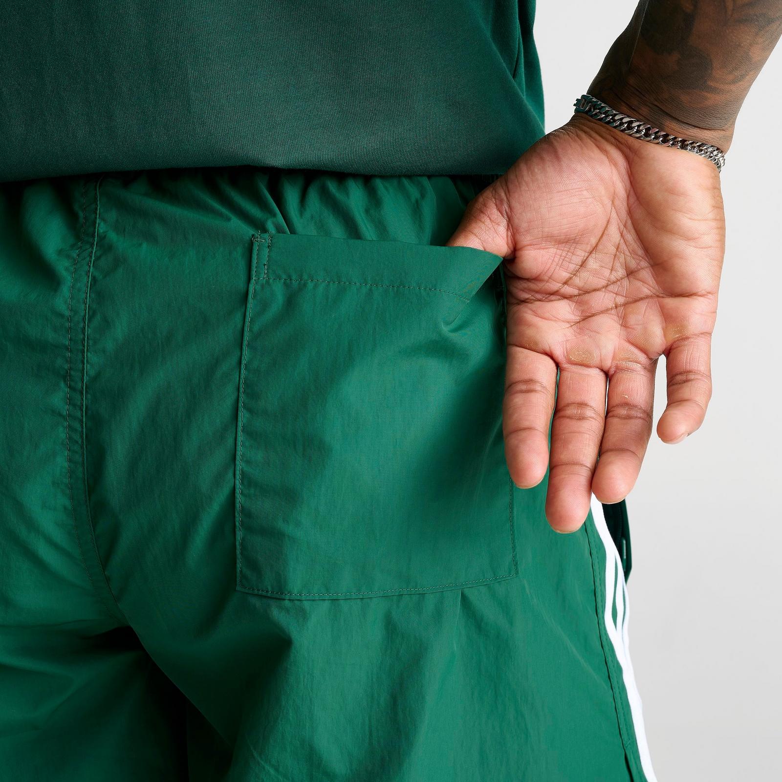 Men's adidas Originals adicolor Sprinter Shorts - Collegiate Green/White - view 6
