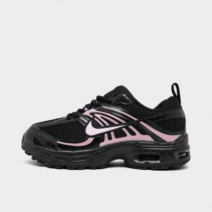Little Kids' Nithtke Air Max Moto 2K Casual Shoes - Black/Pink Foam/Pink - Left shoe facing left. Outside of the shoe.