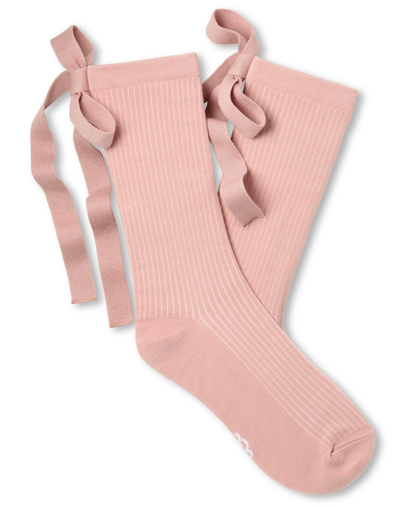UGG Women's Serenella Novelty Bow Ribbed Crew Socks - Dusk